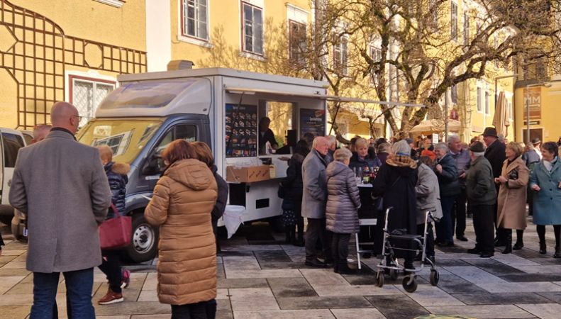 Wochenmarkt-Mondsee, Marktplatz